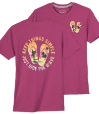 Redfield t-shirt fuchsia Slippers 3XL t/m 8XL