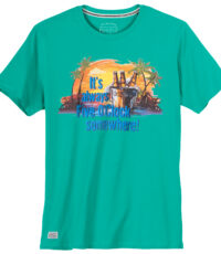Redfield t-shirt groen Five O'Clock