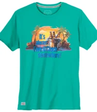 Redfield t-shirt groen Five O'Clock