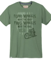 Redfield t-shirt groen Wheels 3XL t/m 8XL