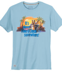 Redfield t-shirt lichtblauw Five O'Clock