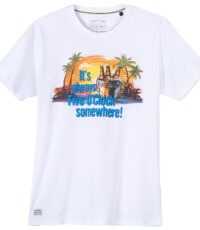 Redfield t-shirt wit Five O'Clock