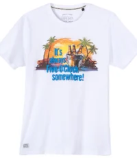 Redfield t-shirt wit Five O'Clock