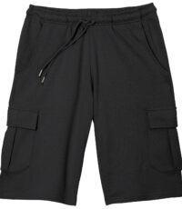 Grote maat cargo korte joggingbroek zwart