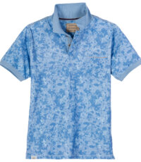 Redfield poloshirt blauw fantasie design