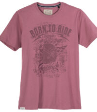 Redfield t-shirt grape Born To Ride grote maat 3XL t/m 8XL