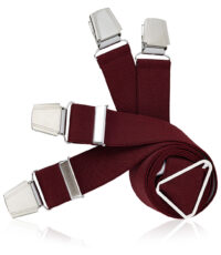 Lindenmann extra lange bretels bordeauxrood 140cm