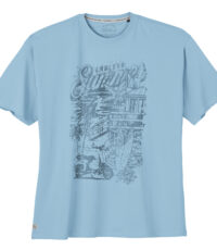 Redfield t-shirt lichtblauw Summer