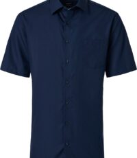 Venti grote maat overhemd korte mouw donkerblauw