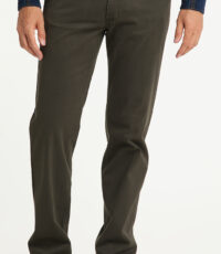 Pioneer grote maat stretch jeans groen structuur