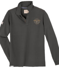 Redfield grote maat poloshirt lange mouw vintage grey Sky Flying 3XL t/m 10XL