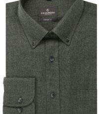 Casa Moda overhemd lange mouw groen button down 2XL t/m 5XL