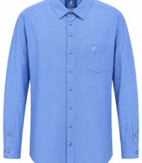 Culture overhemd lange mouw blauw under button down