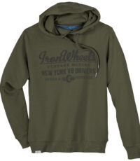 Redfield grote maat hoodie sweater groen Iron Wheels