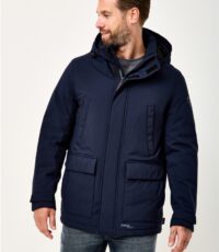 Redpoint winterjas donkerblauw met capuchon